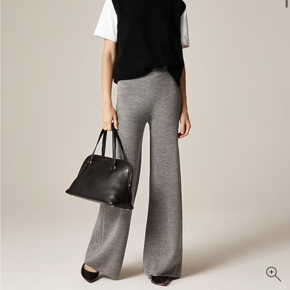 Jcrew BLACK Tall Cosmo Sweater Pant in Merino Wool